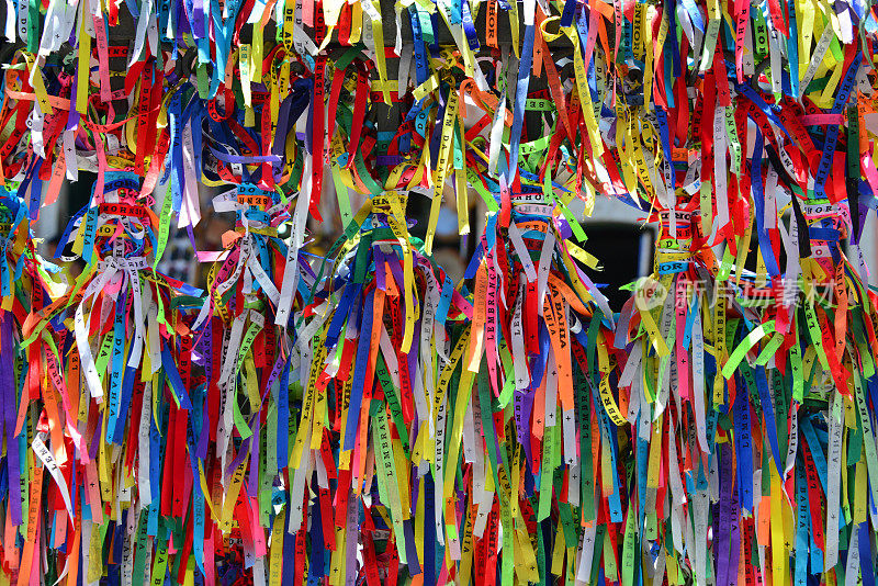 Bonfim Ribbons，萨尔瓦多da Bahia，巴西